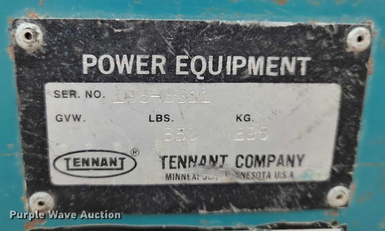 image for item EA2856 Tennant sweeper