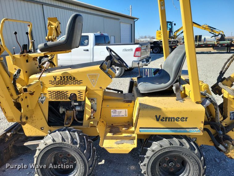 image for item EA2872 1997 Vermeer V-3550A trencher