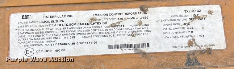 image for item EA4466 2012 Caterpillar 740B articulated haul truck