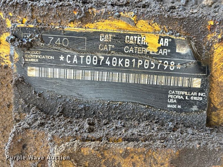 image for item EA4467 2011 Caterpillar 740A articulated haul truck