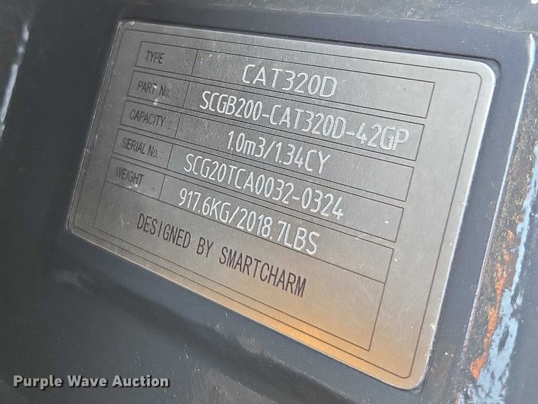 image for item EA5457 Smartcharm Cat320D Excavator Bucket