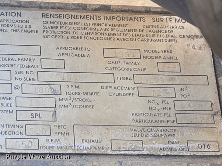 image for item EB1304 1995 Mack CH613 dump truck