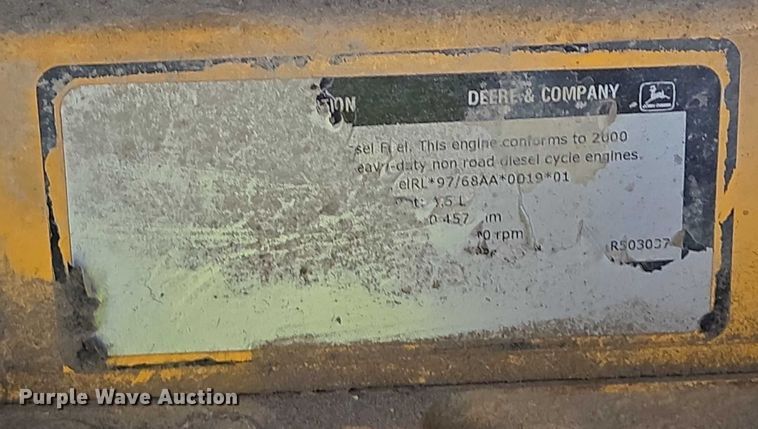 image for item EB1317 2000 John Deere 210LE landscape tractor