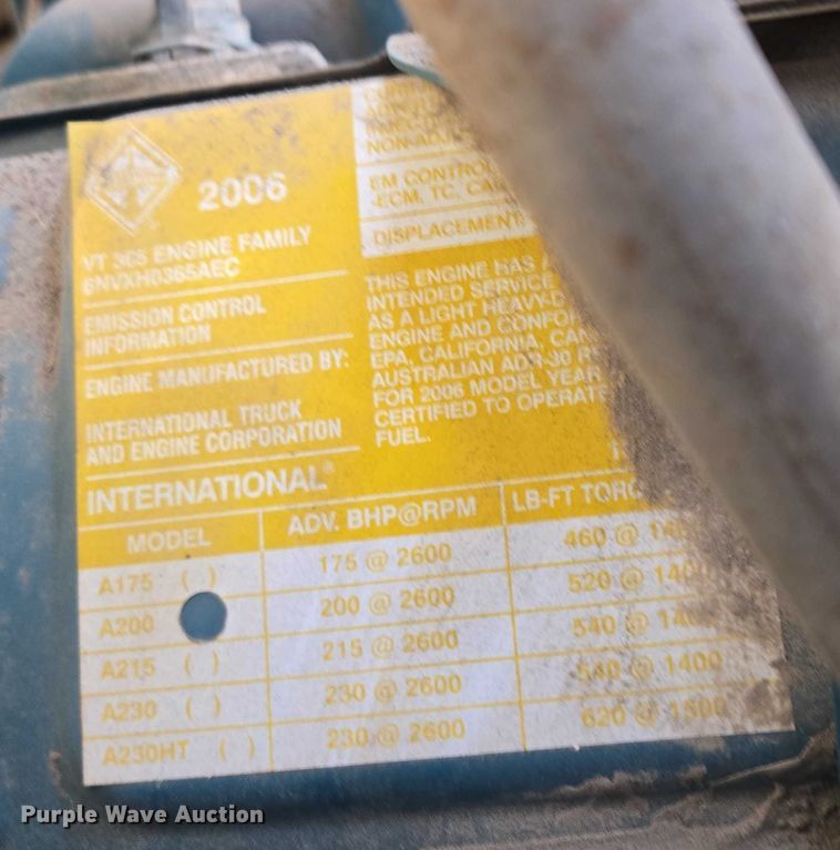 image for item EB1322 2008 International 4200 dump truck