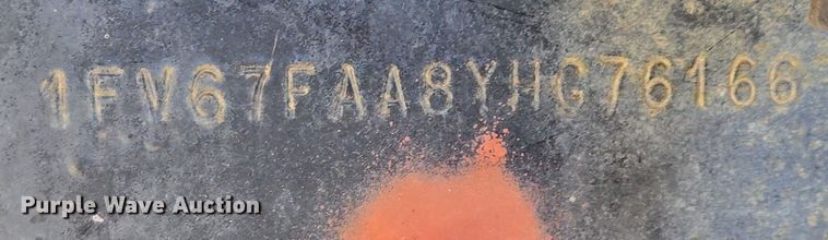 image for item EB1324 2000 Freightliner FC70 street sweeper truck