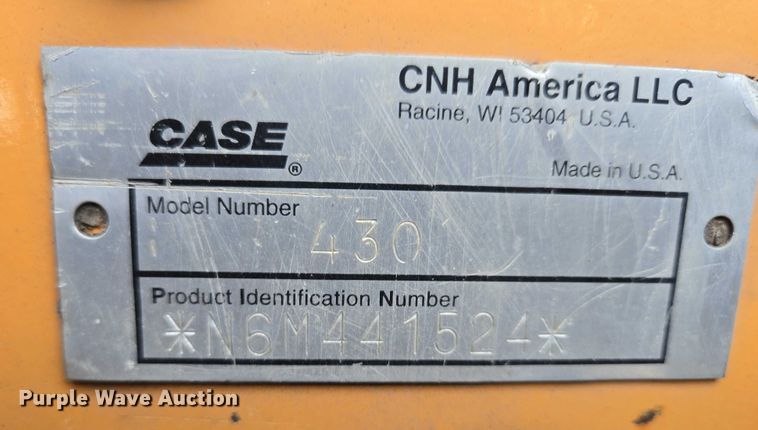 image for item EB1326 2006 Case 430 skid steer loader