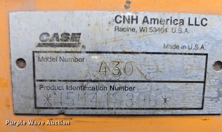 image for item EB1327 2005 Case 430 skid steer loader