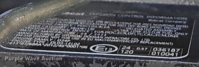 image for item EB1329 2024 Bobcat T770 tracked skid steer loader