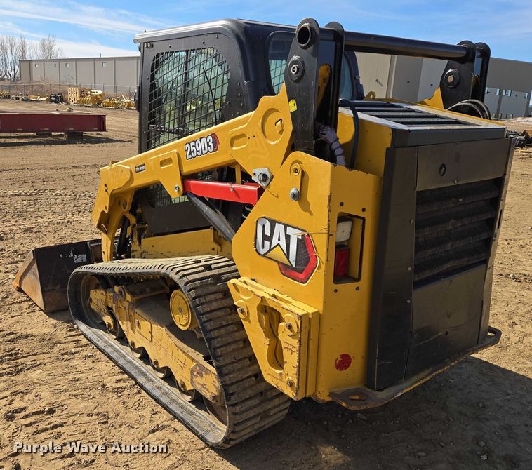 image for item EB1335 2022 Caterpillar 259D3 tracked skid steer loader