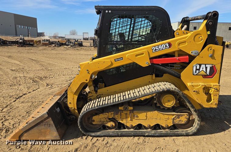 image for item EB1335 2022 Caterpillar 259D3 tracked skid steer loader
