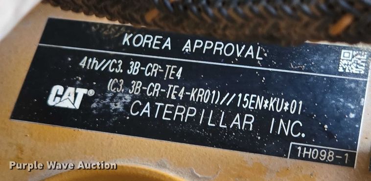 image for item EB1335 2022 Caterpillar 259D3 tracked skid steer loader