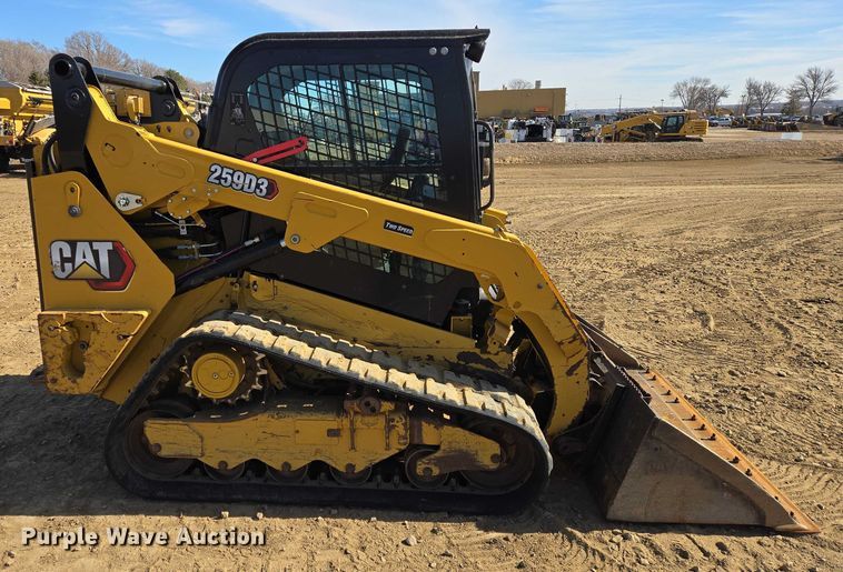 image for item EB1336 2022 Caterpillar 259D3 tracked skid steer loader