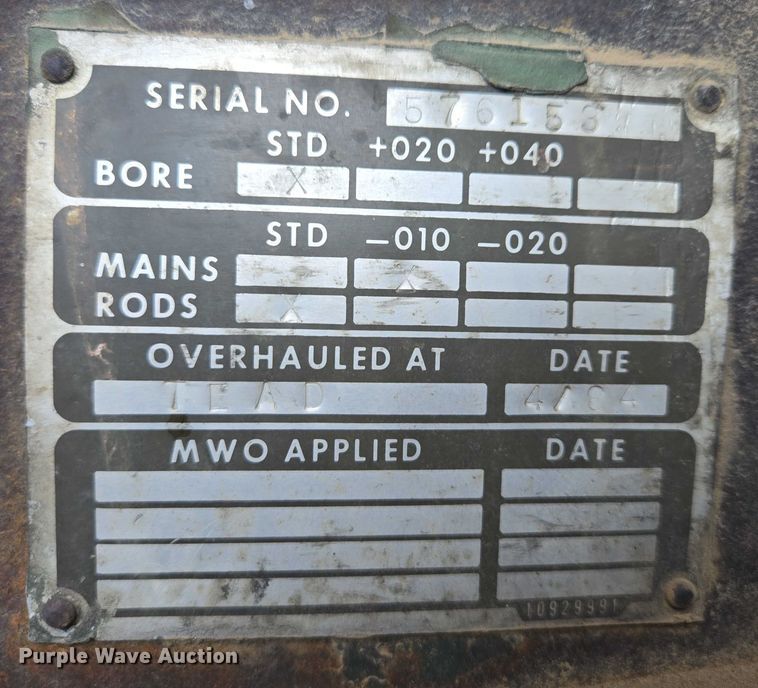 image for item EB1355 1967 Clark 290M scraper