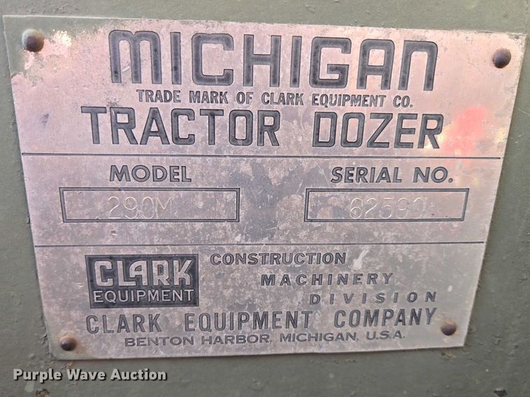 image for item EB1355 1967 Clark 290M scraper