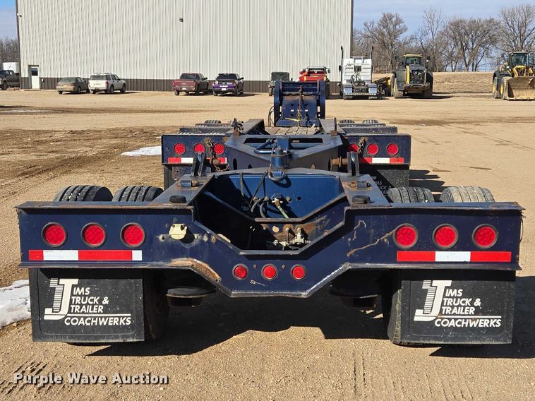 image for item EB1357 1999 Fontaine Specialized TH55-FLD lowboy equipment trailer