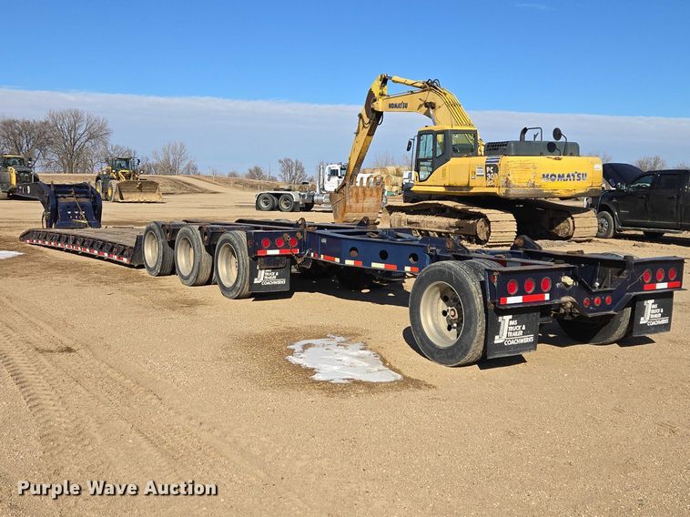 image for item EB1357 1999 Fontaine Specialized TH55-FLD lowboy equipment trailer