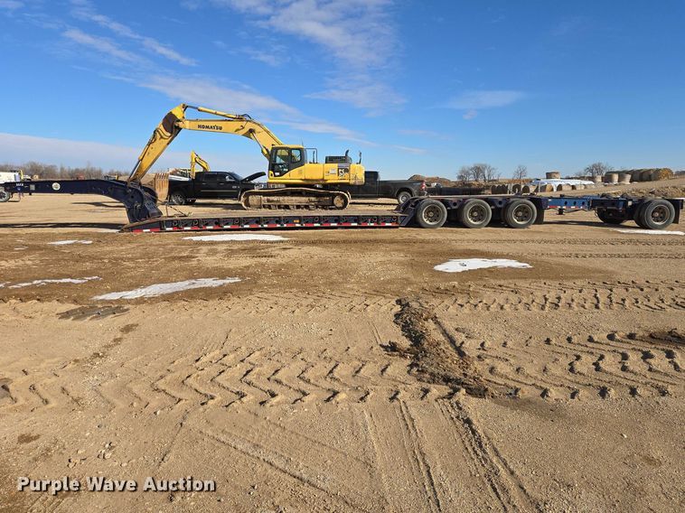 image for item EB1357 1999 Fontaine Specialized TH55-FLD lowboy equipment trailer