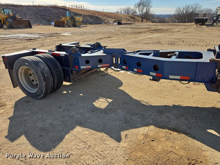 image for item EB1357 1999 Fontaine Specialized TH55-FLD lowboy equipment trailer