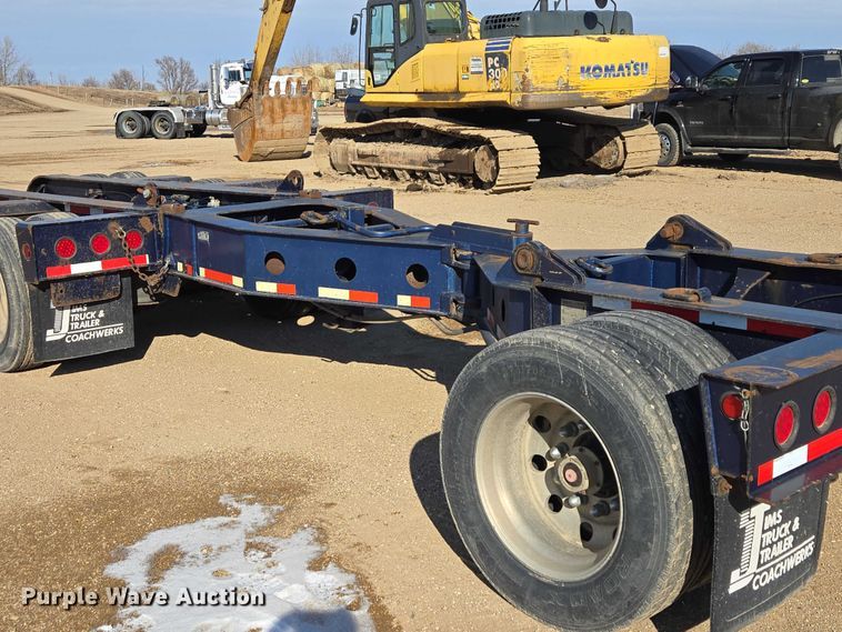 image for item EB1357 1999 Fontaine Specialized TH55-FLD lowboy equipment trailer