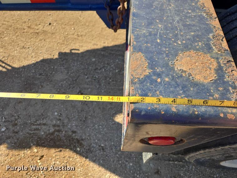 image for item EB1357 1999 Fontaine Specialized TH55-FLD lowboy equipment trailer