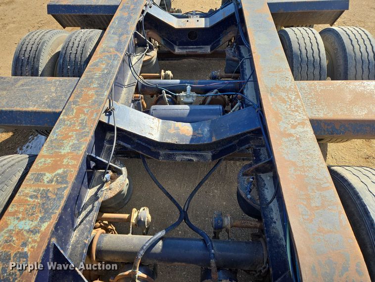 image for item EB1357 1999 Fontaine Specialized TH55-FLD lowboy equipment trailer