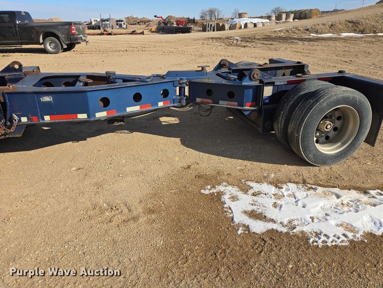 image for item EB1357 1999 Fontaine Specialized TH55-FLD lowboy equipment trailer