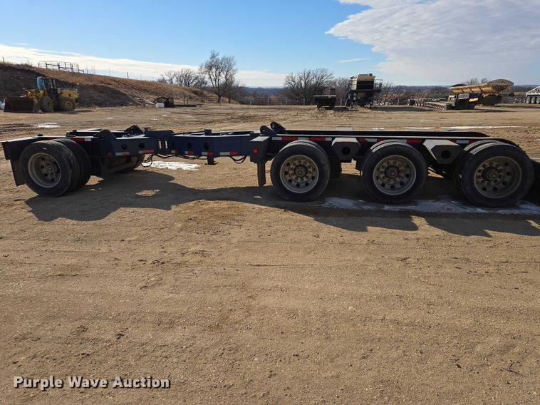 image for item EB1357 1999 Fontaine Specialized TH55-FLD lowboy equipment trailer