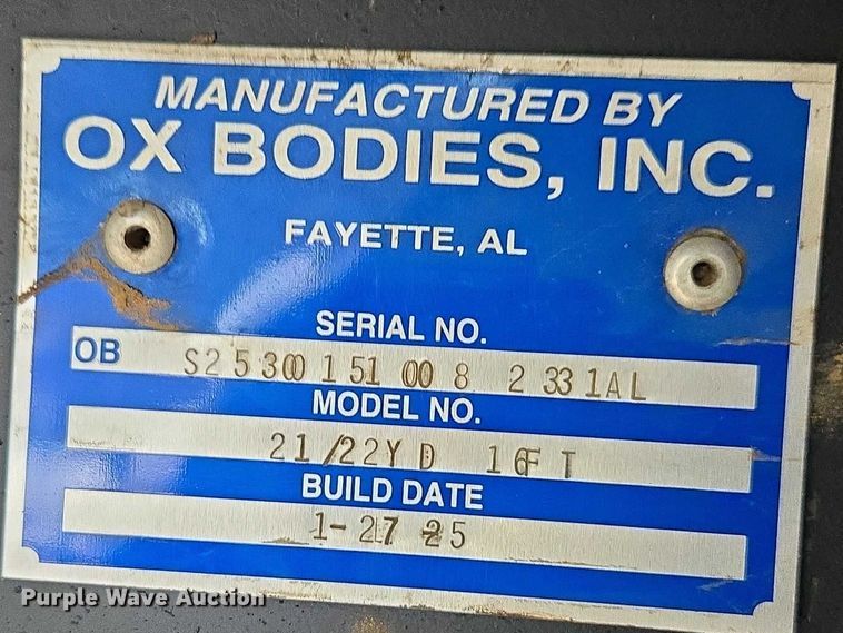 image for item EB6489 2025 Kenworth T880 dump truck