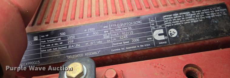 image for item EB6489 2025 Kenworth T880 dump truck