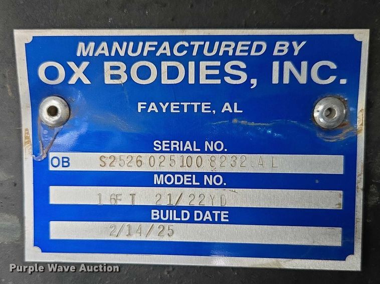 image for item EB6490 2025 Kenworth T880 dump truck