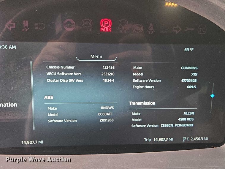 image for item EB6490 2025 Kenworth T880 dump truck