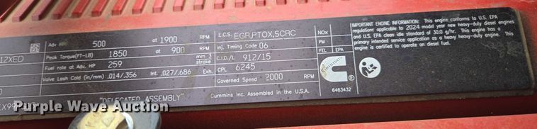 image for item EB6490 2025 Kenworth T880 dump truck