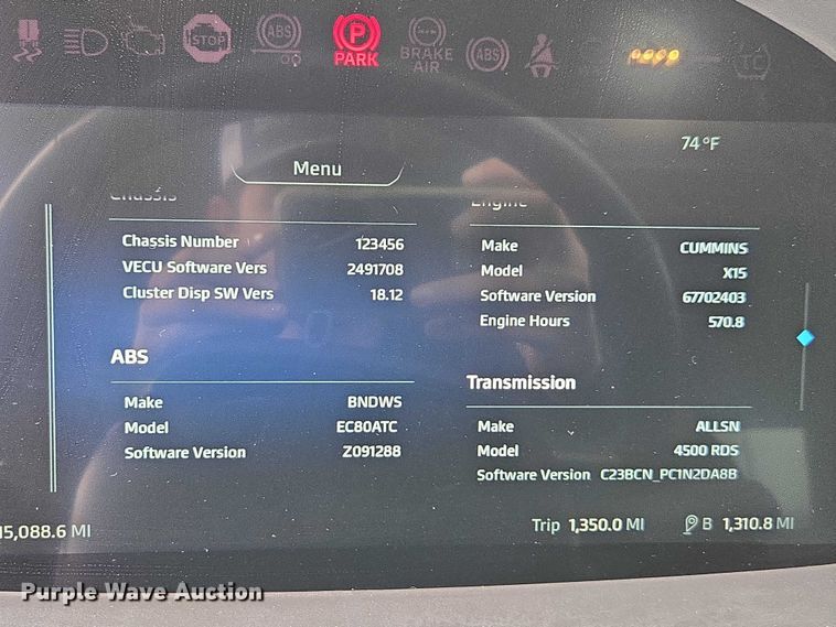 image for item EB6491 2025 Kenworth T880 dump truck