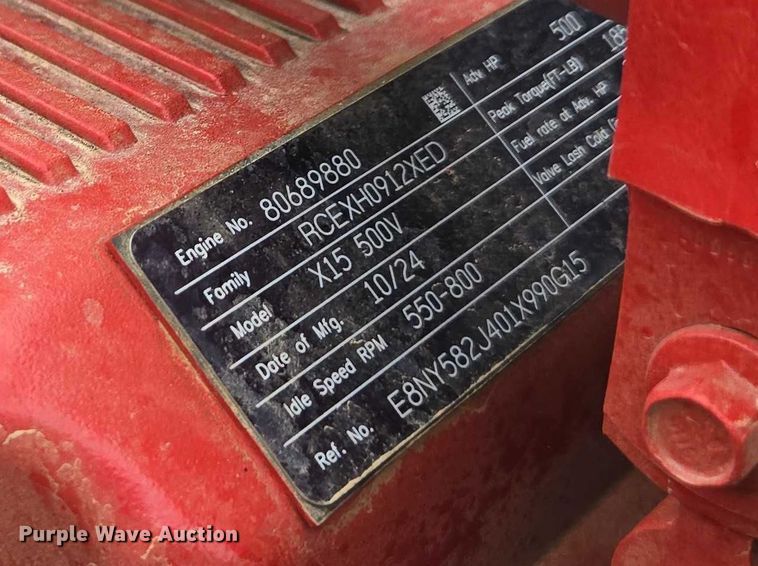 image for item EB6491 2025 Kenworth T880 dump truck