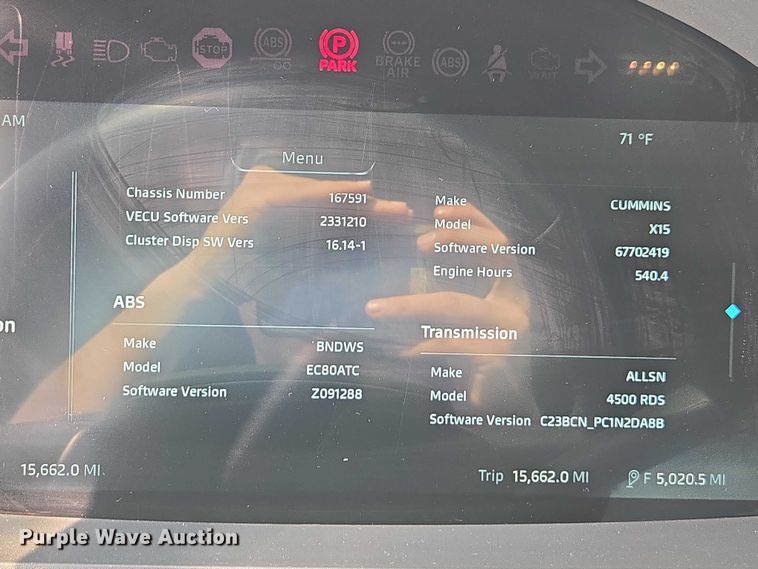 image for item EB6492 2025 Kenworth T880 dump truck