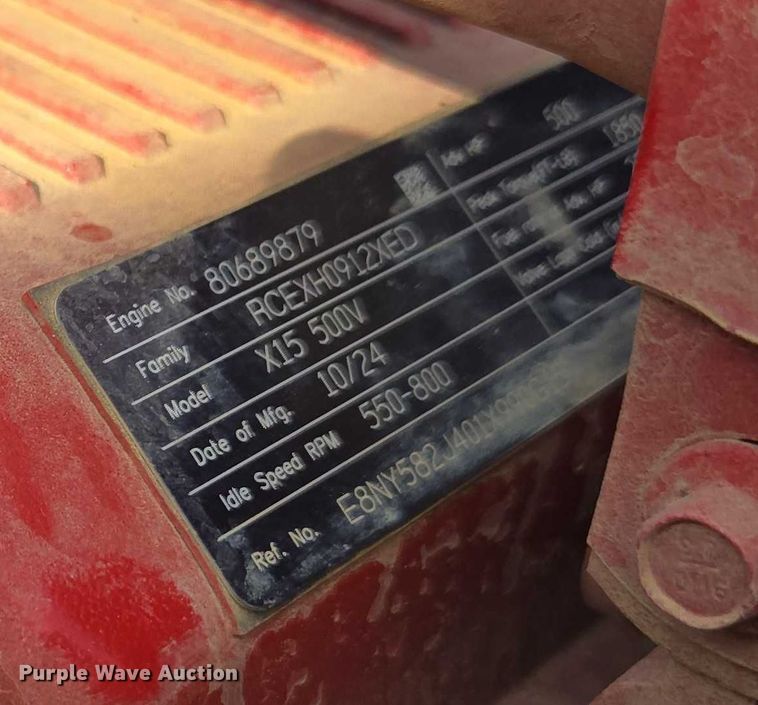 image for item EB6492 2025 Kenworth T880 dump truck