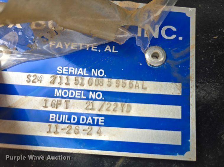 image for item EB6494 2025 Mack Granite dump truck