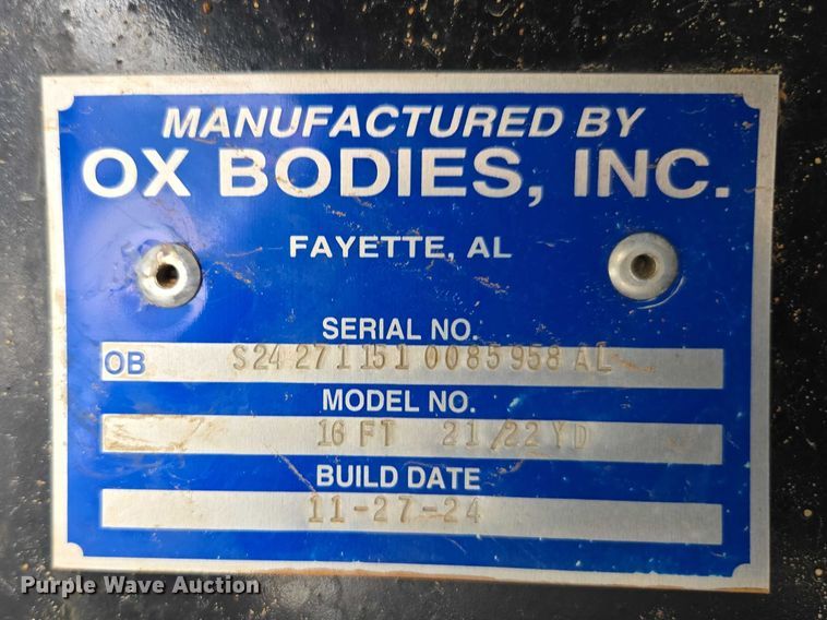 image for item EB6495 2025 Mack Granite dump truck