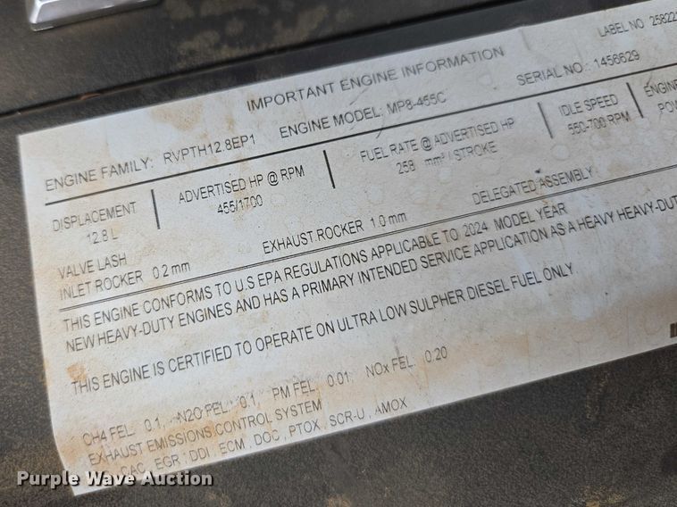 image for item EB6495 2025 Mack Granite dump truck