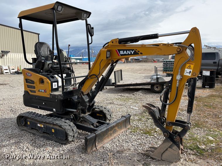 image for item EC8249 SANY SY16C mini excavator