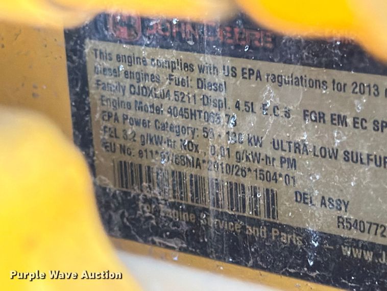 image for item ED5138 2013 John Deere 310K backhoe