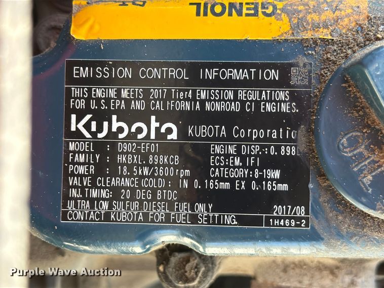 image for item ED5141 2017 Atlas Copco CPS110 air compressor