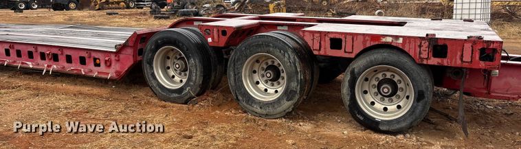 image for item EE0097 1986 Siebert lowboy equipment trailer