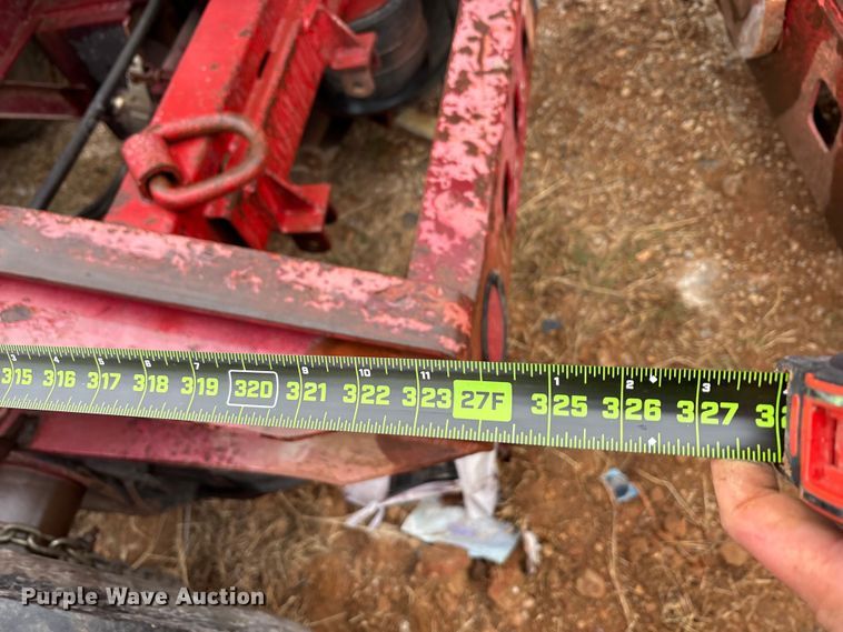 image for item EE0097 1986 Siebert lowboy equipment trailer