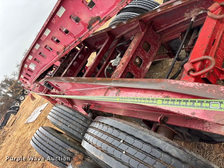 image for item EE0097 1986 Siebert lowboy equipment trailer
