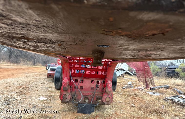 image for item EE0097 1986 Siebert lowboy equipment trailer