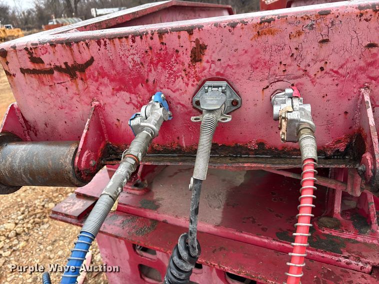 image for item EE0097 1986 Siebert lowboy equipment trailer