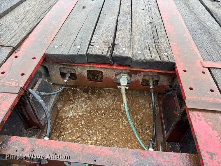 image for item EE0097 1986 Siebert lowboy equipment trailer