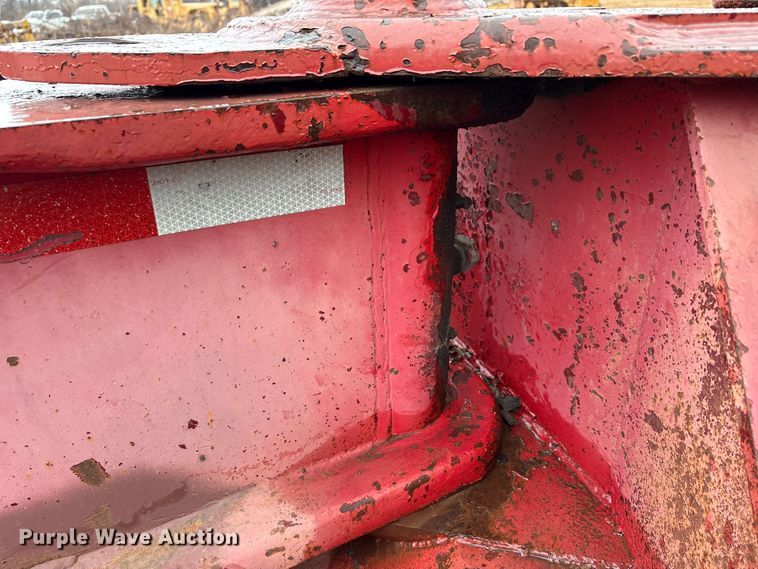 image for item EE0097 1986 Siebert lowboy equipment trailer