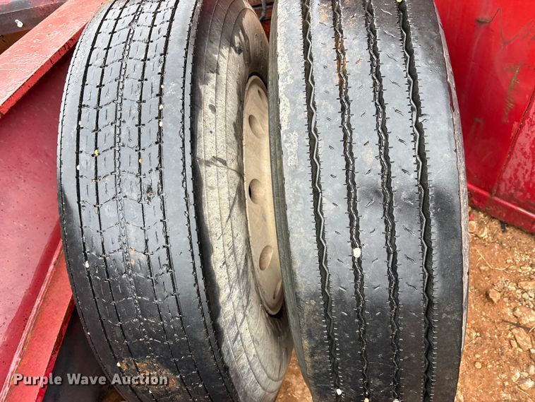 image for item EE0097 1986 Siebert lowboy equipment trailer